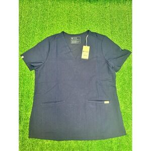 NWT WOMENS  CASMA THREE-POCKET TOP LARGE FW1100 NAVY‎